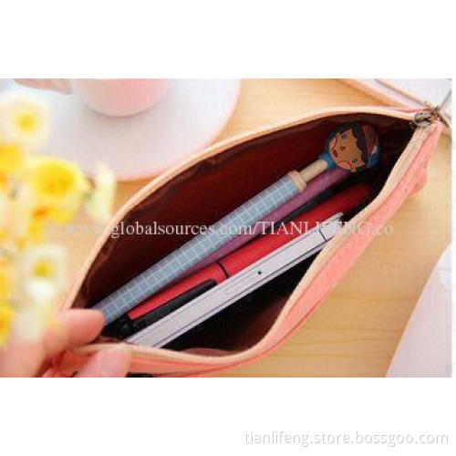 Fashion Cute Canvas Pen Pencil bag